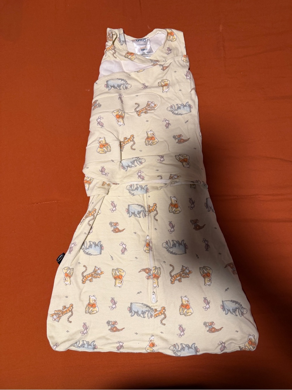 Halo Cream Sleep Sack with Orange and Blue Animal Print